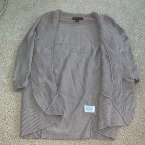 Gray single button cardigan